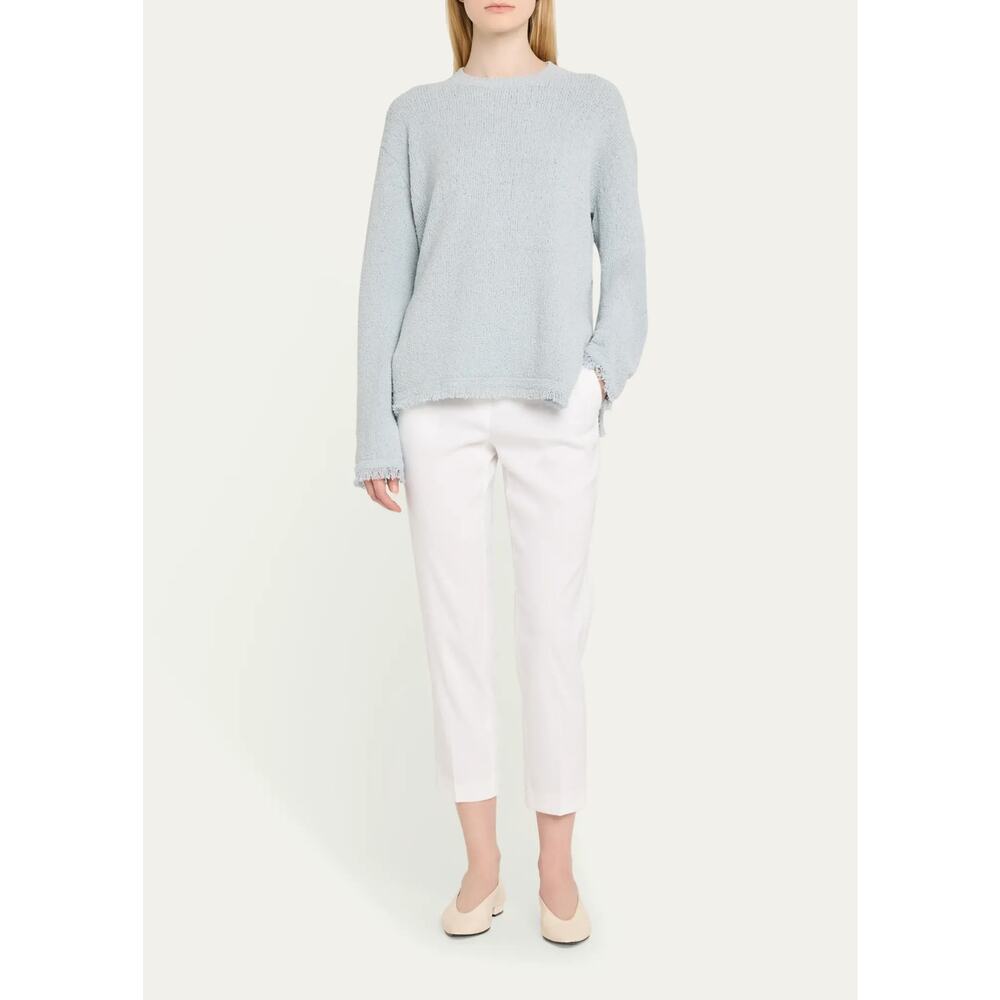 Theory White Elastic Waist Pants - Size 4